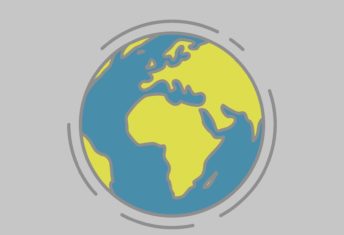 Investors show signs of emerging markets appetite planet earth on grey background