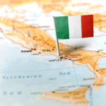Image of a map of Italy.