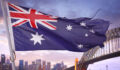 CEFC blasts past record to commit A$9.1bn in 2025-26 Australian flag waving over Sydney