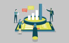 Image of a team conducting information/data analysis.