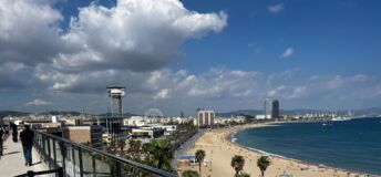 A view of Barcelona taken from the Norrsken conference