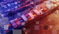 A container ship in dock for the Private Markets 2030 deglobalisation theme