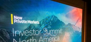 New Private Markets Investor Summit North America event sign