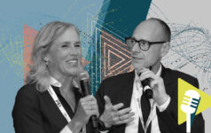 Kat Taylor, TomKat Foundation (left), and Toby Mitchenall, New Private Markets