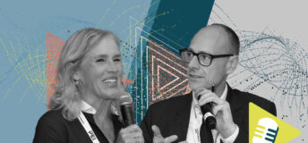 Kat Taylor, TomKat Foundation (left), and Toby Mitchenall, New Private Markets