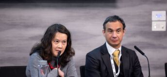 Shuen Chan of L&G (left) and Jaime Alvarez of Brunel Pension Partnership