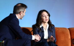 Marcie Frost, CalPERS, with Chris Witkowsly, PEI Group