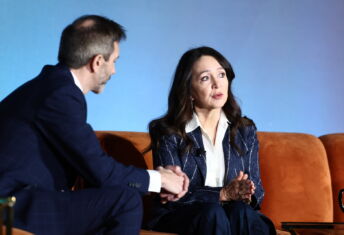 Marcie Frost, CalPERS, with Chris Witkowsly, PEI Group