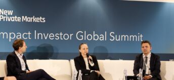 (L-R) Jonathan Hirschtritt, GCM Grosvenor; Anja Gräf, HSBC; Ralf Rank, Reinova Partners