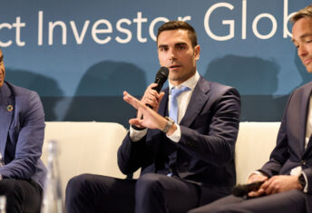 (L-R) Jaime Alvarez, Brunel Pension Partnership; Borja Fernandez Tamayo, Sagard Private Equity Solutions; Urs Bitterling, Cubera Private Equity