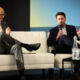 Travis Antoniono, CalPERS (left), with Toby Mitchenall, New Private Markets