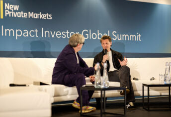 Niklas Adalberth, Norrsken Foundation (right), interviewed by Nick Lockley, PEI Group
