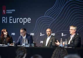 From right: Gina Gambetta, Responsible Investor; Will Oulton, Marine Conservation Society; Jon Baines, World Resources Institute; Simon Jones Hymans Robertson.