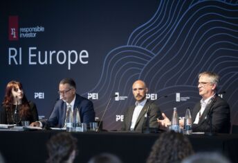 From right: Gina Gambetta, Responsible Investor; Will Oulton, Marine Conservation Society; Jon Baines, World Resources Institute; Simon Jones Hymans Robertson.