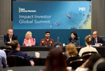 (L-R) Daniel Dickens, Meridian Health Ventures; Anna Shiel, Better Society Capital; Hatim Abdulhussein, Health Innovation Kent Surrey Sussex; Rana Modarres, M&G Investments