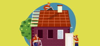 Image of a house under construction