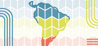 Map of South America.